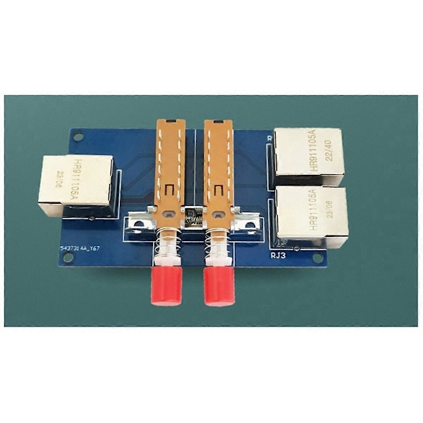 Nätverksport Switch 2-Portars Rj45 Intern och Extern Switchkabel Bredband 2-In-1-Ut Nätverksport Splitter Modul