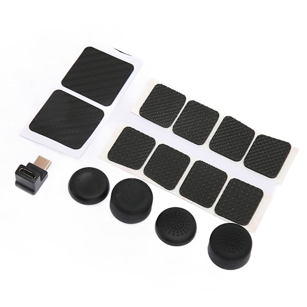 Back Button Enhancement Sæt Silikone Tommelfingergreb Hætter Touchpad Beskyttelsesskin 90 Graders USB C Adapter til Steam Deck Tilbehør