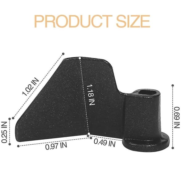 Brødmaskine Paddle, 2 STK Brødmaskine Reservedele Rustfrit Stål Brødbagerblad Non-Stick Rørepaddle