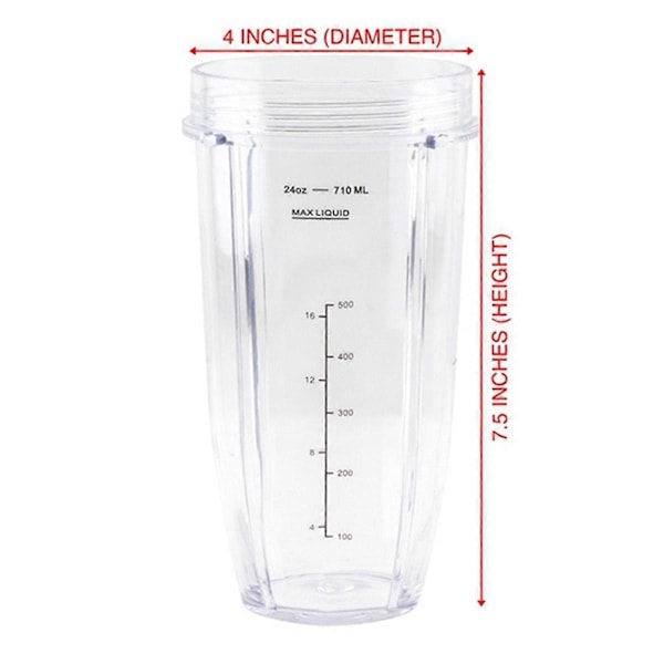 Til Ninja Blender reservedele, 24Oz kop 7 finner udtrækkerklinge, til Nutri Ninja Auto IQ BN801