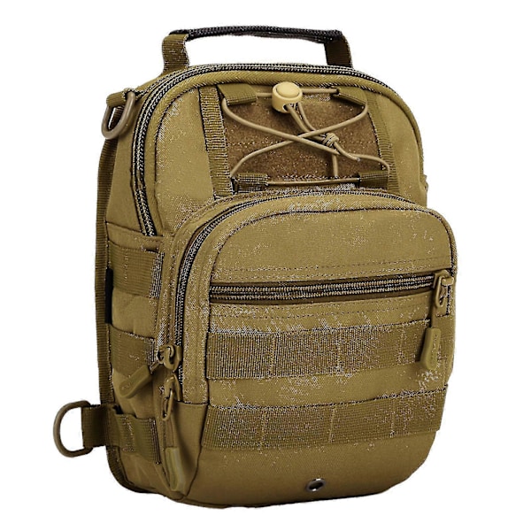 Monikäyttöinen rintalaukku säädettävä olkalaukku vedenpitävä crossbody-laukku polyesteri sling reppu lenkkeilyyn patikointiin retkeilyyn Banmo