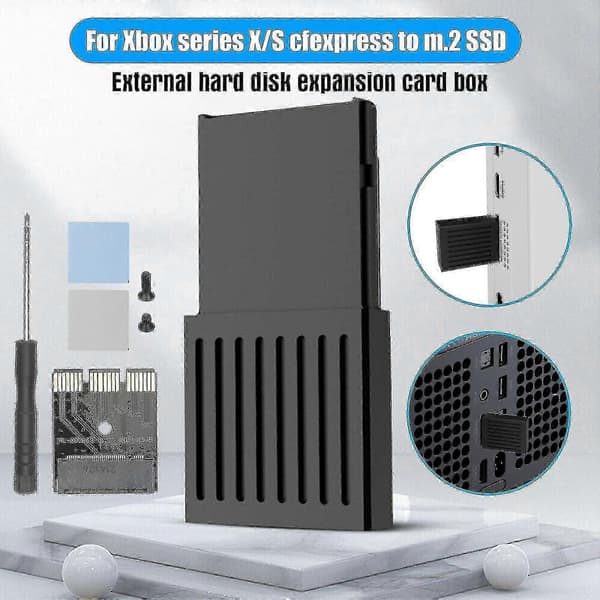 Bärbar 1TB SSD för Xbox Series X/S - M.2 Expansionskortbox