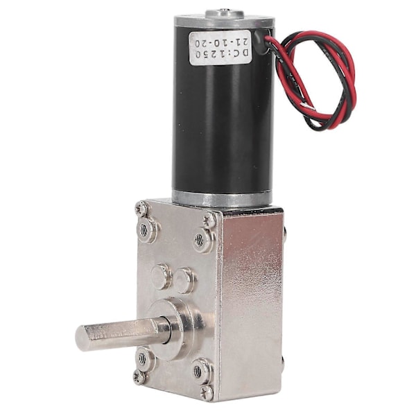 Mikro DC-vaihteistomoottori, itselukittuva, säädettävä nopeus, kulutusta kestävä kierukkavaihdemoottori DC24V 18W 0-5 rpm