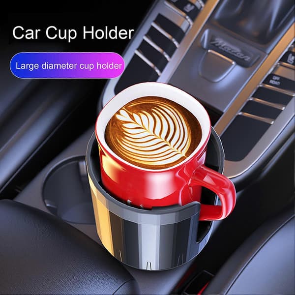 Bilkoppholder Drikk Vannflaske Kaffebegerstativ Låsdesign Justerbar Koppholder Ekspander Biltilbehør
