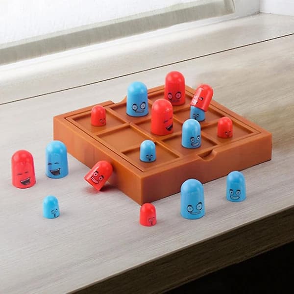 Tic-tac-toe spisespill for 2 personer, interaksjon mellom foreldre og barn, brettspill