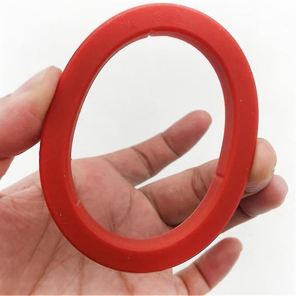 4 stk. Gruppehovedpakning 8 mm til E61 espressomaskine - Rød silikone ring kompatibel til Expobar E61/kees/wega