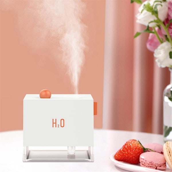 Ny Desktop Aromaterapi Luftfugter USB Hydrerende Nano-Grade Lydløs Natlampe med Luftfugter