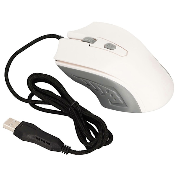 AI Stemme Input Mus Ergonomisk Design AI Stemme Input Justerbar DPI RGB Baggrundsbelyst Gaming Mus til Spil Kontor PC Stemmestyret Tast YEMMA