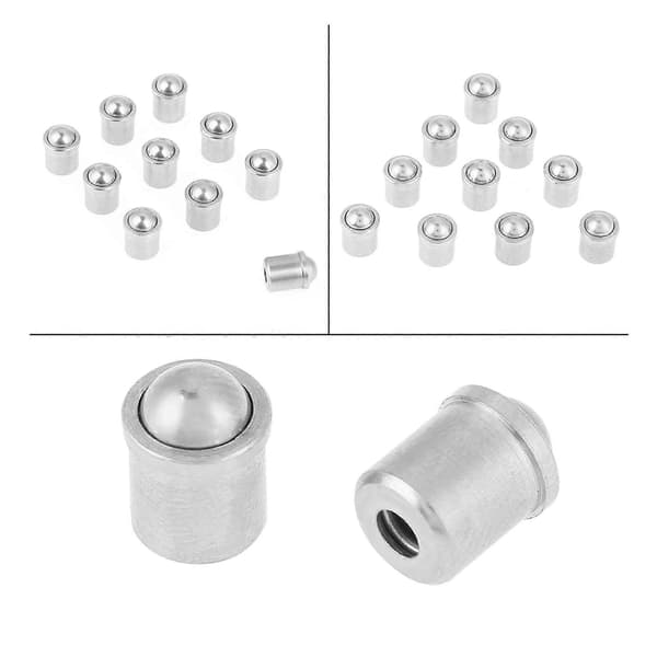 10 stk. 304 Rustfritt Stål Push Fit Kulefjærstempel 6*7mm Kroppstilbehør Sett Verktøysett