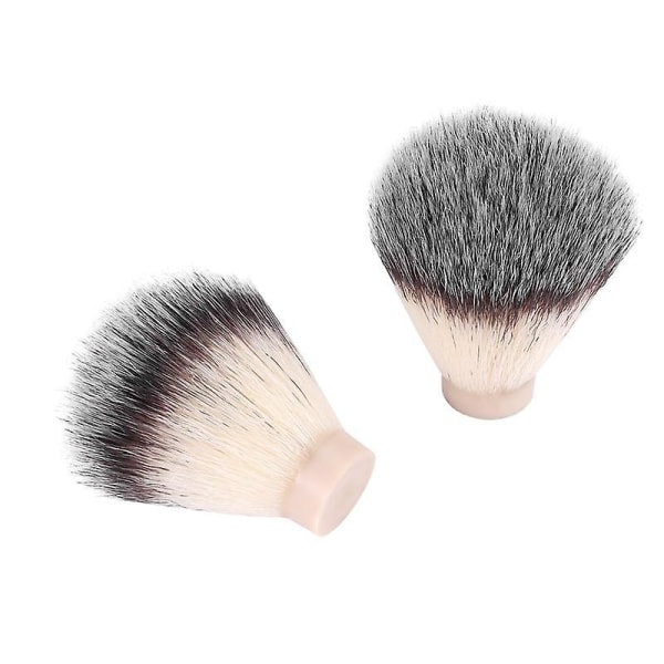 2 st hår Nylon rakborste knut för män Hårborttagning Skärdamm Män Ansiktsskägg Rengöring App