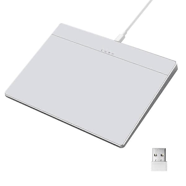 USB Touchpad Mus Multi-Gester Trådlös Touchpad Typ-C Uppladdningsbar Trådbunden Precision Trackpad för