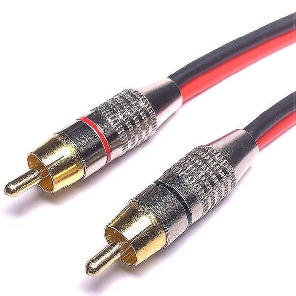 Høyttalerkabler til RCA-pluggadapter, 2-kanals (30 cm)