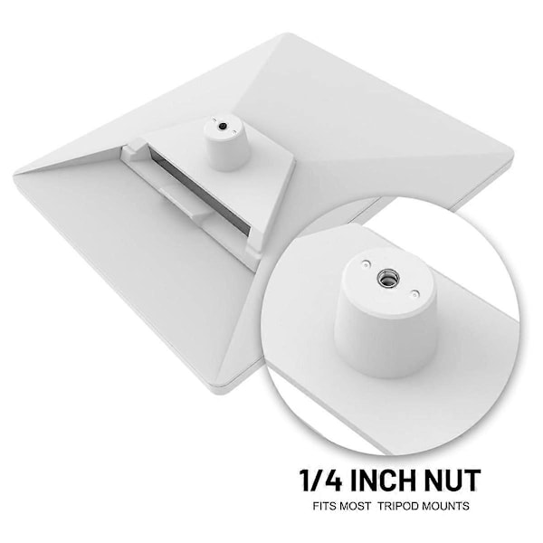 Adapterfäste för minitripod, 1/4 tum invändig gänga, passar för mini och de flesta vanliga tripodstorlekar