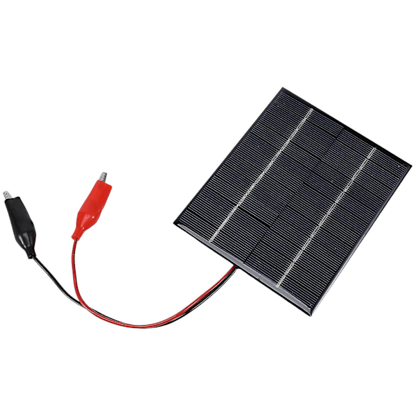 Vedenkestävä aurinkopaneeli 5w 12v Ulkokäyttöön DIY Aurinkokennot Lataus Polysilikooni Epoksipaneelit 136x110mm Fo
