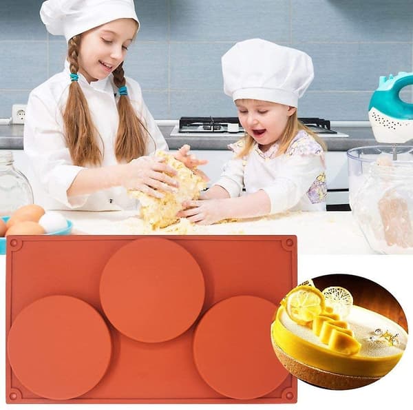 Silikon Chokladformar 3-pack Bryt-isär Chokladformar Non-stick Återanvändbara
