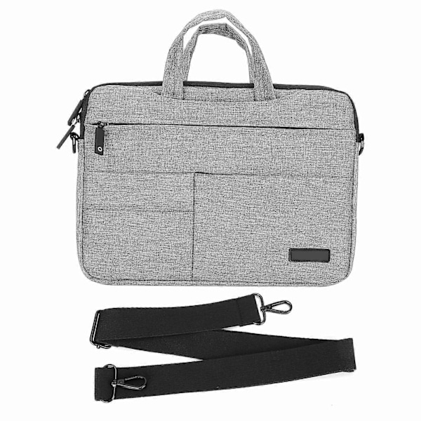 Laptopväska 11.6 tum Repskydd Stänkvattentät Laptopväska för Huawei Lenovo ASUS Macbook (Grå) YEMMA