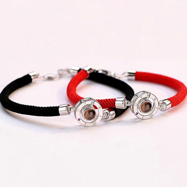 Jag älskar dig 100 språk Projektion Pararmband Bästa Alla hjärtans dag-presenter