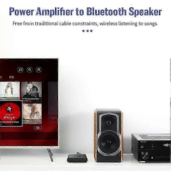 B21 Bluetooth 5.0 Lydmottaker U-Disk RCA 3.5mm AUX Jack Stereo Musikkadapter 2025