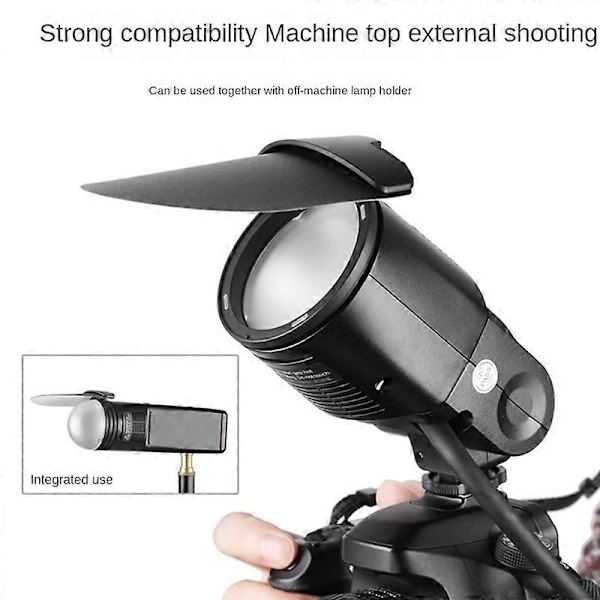 AK-R12 Studskort Rund Flash Huvud för Godox H200R V1 Flash-serien, V1-S, V1-N, V1-C, AD200 Pro, AD200 S