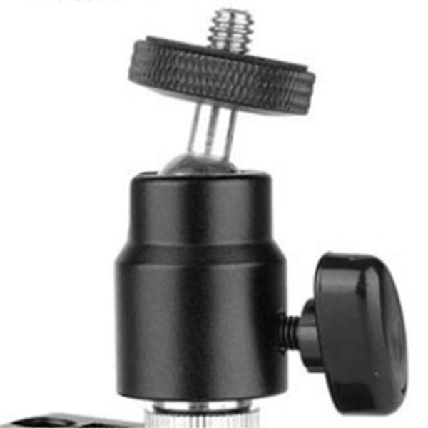 Superklämma med 360 Mini Kulled Snabbkopplingsklämma Fäste Stativfäste 1/4 Skruvklämma för DSLR-kamera