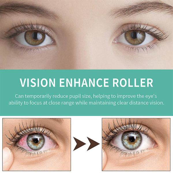 Ophtlamed Vision Enhance Roller Lindrer øyebelastning Øyeavslapning Praktisk