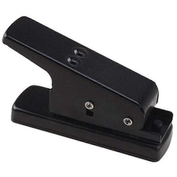 Guitar Plectrum Punch Picks Bærbar Pick Puncher Pick Maker DIY Kort Skærer Maskine Sort