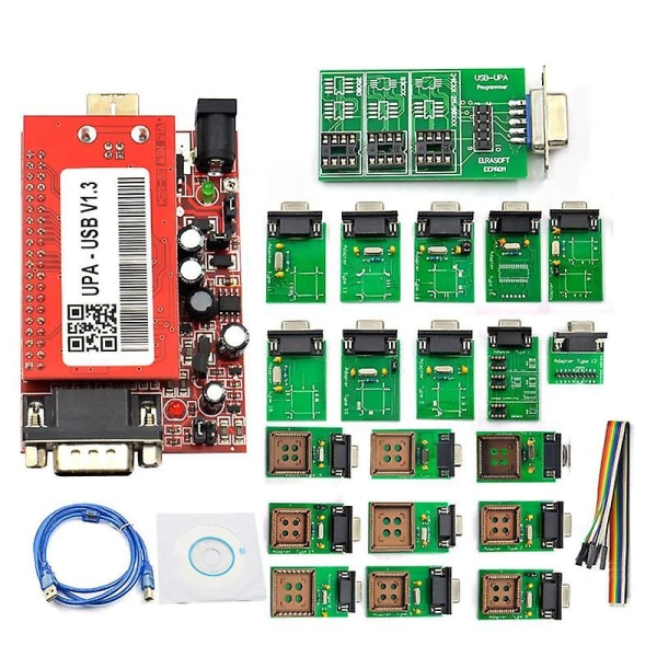 UPA-USB V1.3 Hovedenhet ECU Chip Tuning UPA USB med 1.3 eeprom adapter ECU programmer