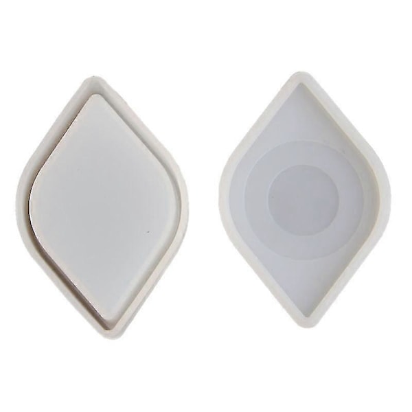 Resin Former Onde Øye Smykker Silikonformer For Epoksy Støping Oppbevaringsboks Form