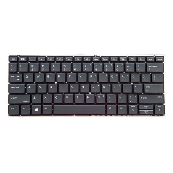 Tastaturudskiftning US Layout Baggrundsbelyst Tastatur til HP Elitebook X360 830 G5 & G6