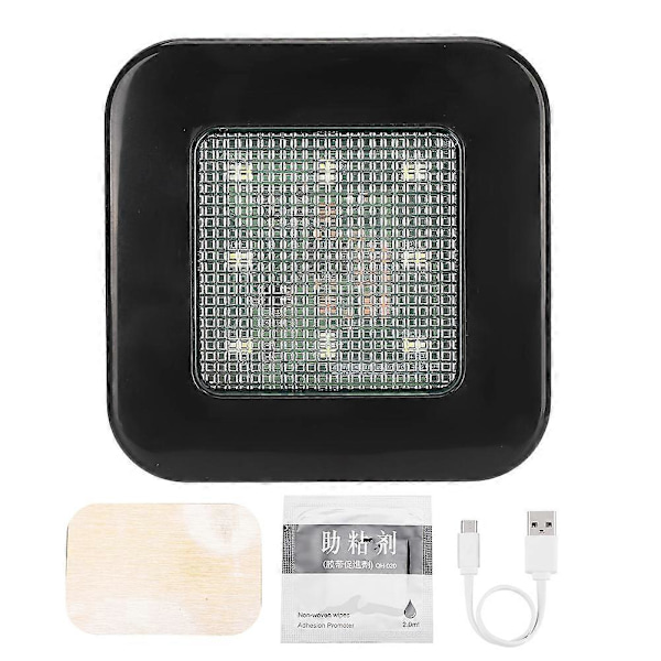Billampor för bilens inredning, 3 färger LED-magnet, baklucka, taklampa för hemmet