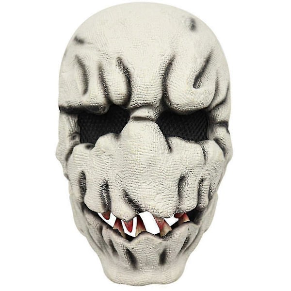 Halloween Uhyggelig Ond Dæmon Latex Maske Djævel Cosplay Horror Fest Fancy Udklædning Rekvisit Ansigtsdækning