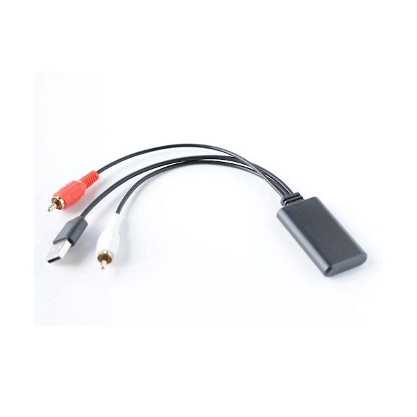 Auton yleinen langaton Bluetooth-moduuli musiikkisovitin RCA Aux -äänikaapeli USB-virralla