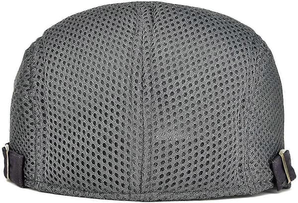 Herre Able Mesh Hat Justerbar Drenge Beret Ivy Cap Flat Cap Grey