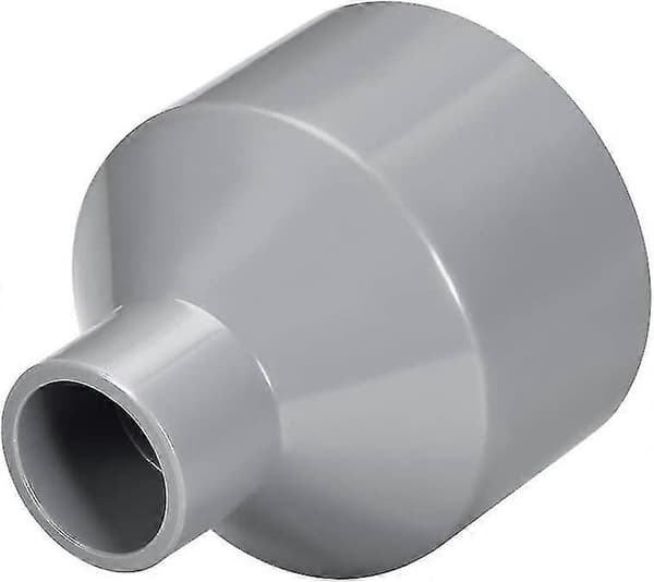 Sourcing Map 50mm X 20mm PVC-putken supistusliitin, harmaa, 2 kpl