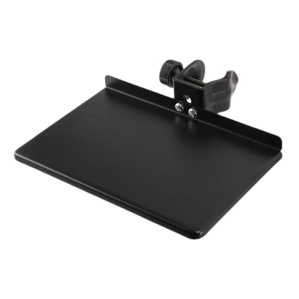 Universal Microphone Stand Clamp-on Tray Metal Material With Mounting Clamp