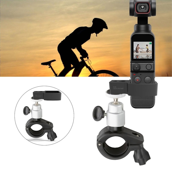 Pyöränpidike Kiinnitys Klipsi Teline Tarvikkeet DJI POCKET 2 Osmo Gimbal Kameralle