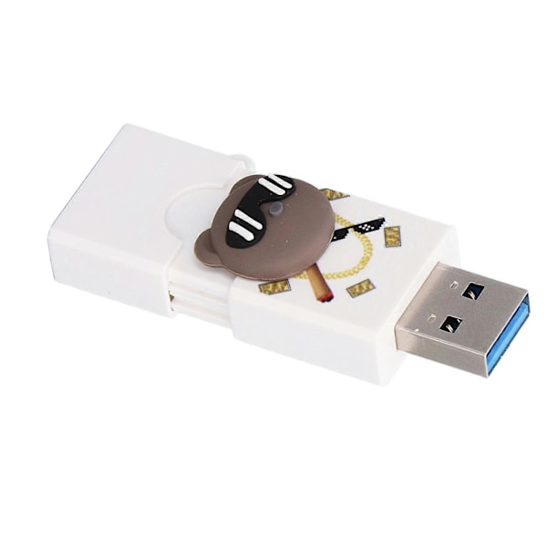 USB-muistitikku Söpö Sarjakuva U-levy Kannettava USB3.0-muistitikku Puhelimelle Kannettavalle Tietokoneelle PC Kaiuttimelle 128GB?3.0 YEMMA