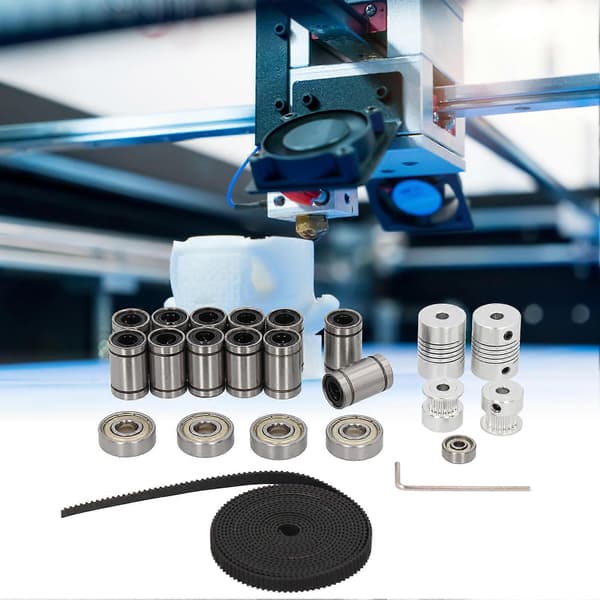 LM8UU Lineær Leje Sæt Motoraks Koblet Tandrem Trinse Hex Nøgle Sæt til 3D Printer