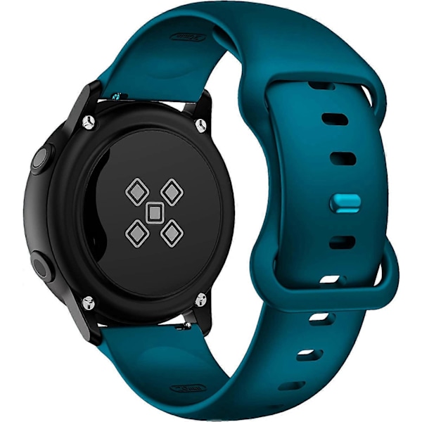 Yhteensopivat rannekkeet Samsung Galaxy Watch 4 -rannekkeelle 40mm/44mm ja Samsung Active 2 -rannekkeelle 40mm/44mm, 20mm silikoninen ranneke Galaxy Watch 3 41mm/Galalle