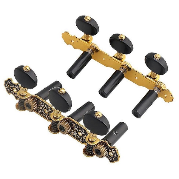2 stk Klassiske Gitarstrenger Stemmeskruer Nøkler Stemmere Musikkstrenginstrumenter for Klassisk Gu