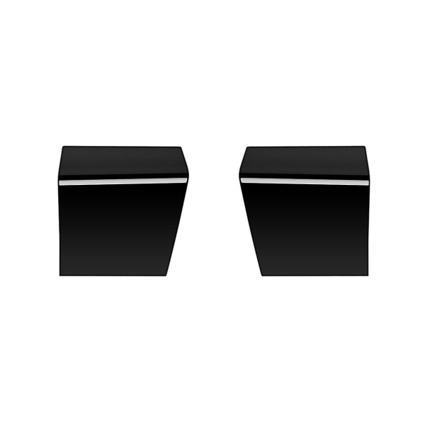 Bil Bright Black Glass Switch Övre panel Dekoration Dörr Armstödsdekaler för Alphard 40 Series 20