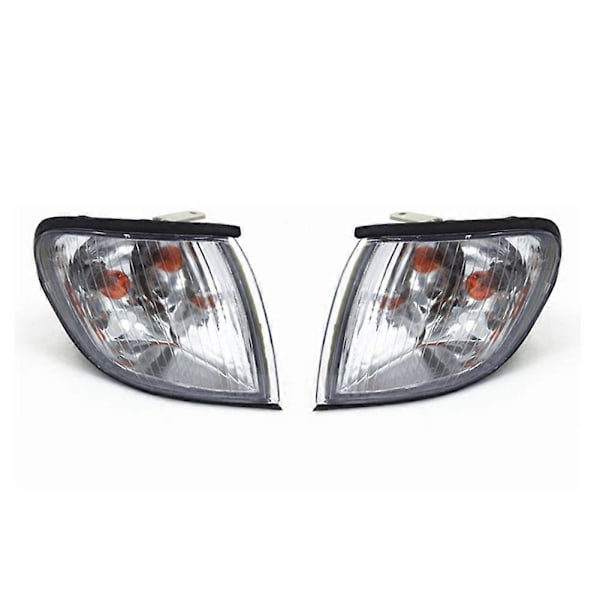Par Frontlykt Lys Blinklys Indikatorlampe for H1 Starex 1995-2005 Hvit