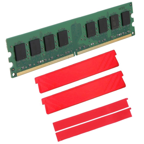 4GB DDR2 RAM-hukommelse + kølevest 800MHz PC2-6400S 240 Pin 1.8V DIMM til AMD Desktop PC RAM