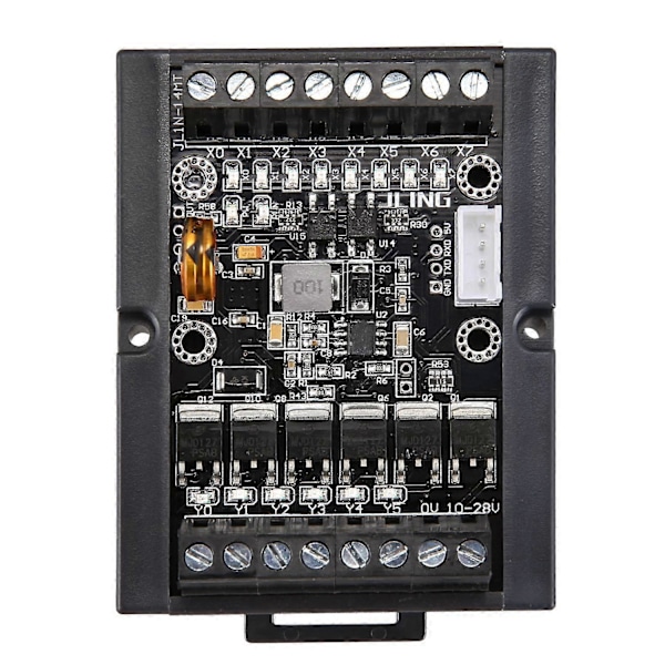 PLC Programmerbar Logikkontroller DC 10-28V PLC Regulator FX1N-14MT Industriell Kontrollkort Progra