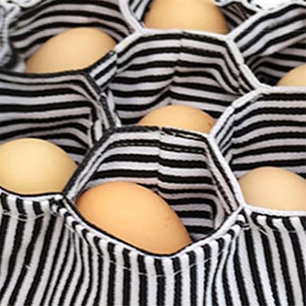Egg Samling Organizer Eggposer Lerret Egg Samlekurv Bærbar Eggkurv Egnet for