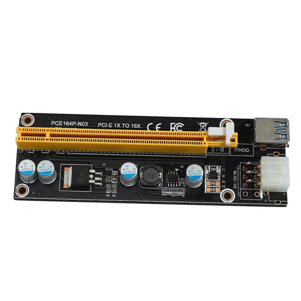 NGFF M.2 M Key till USB 3.0 PCI-E Riser-kort M2 till USB3.0 PCIE 16X 1X Extender med för Litecoin