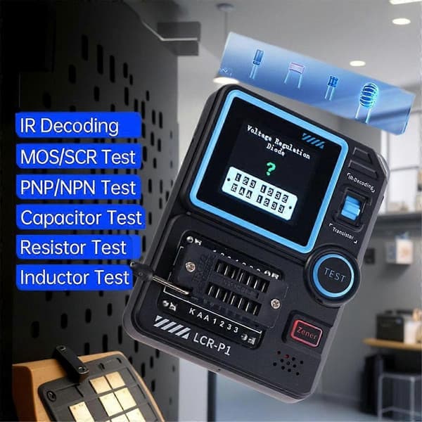 LCR-P1 Transistor Tester Diode Triode Kapacitans Modstand JFET, LCR Meter Tester Multifunktion MOSFET IGBT
