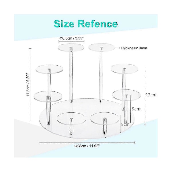 Actionfigur Stativ - Multilevel Akryl Opstillingsplader Til Visning - Samling Organizer Holder Til Figur