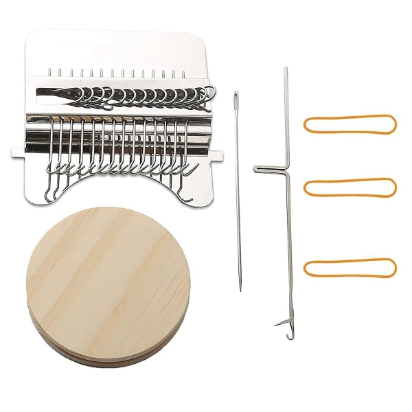 Mini Loom Speedweve Type Weave Tool, Parsing Loom Quickly Mini Korjaus Kätevä Darning Loom Tee itse W