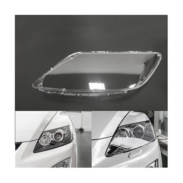 Venstre side frontlykt linse deksel frontlykt hus for -7 Cx7 2007-2014 frontlys lampe skjerm